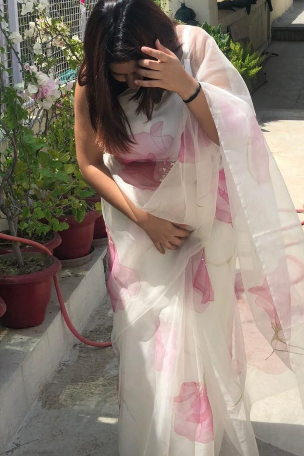 THE POLLEN FLOWER SAREE - Image 3