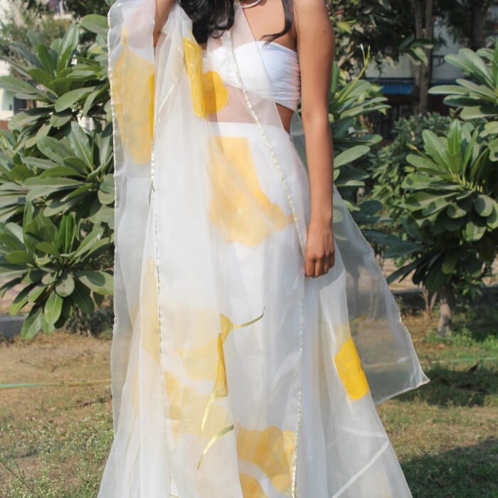 Yellow Calla Lehenga