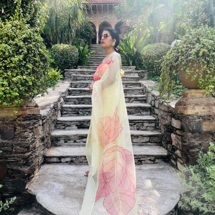 Bougainvillea Wonder Saree ( half)