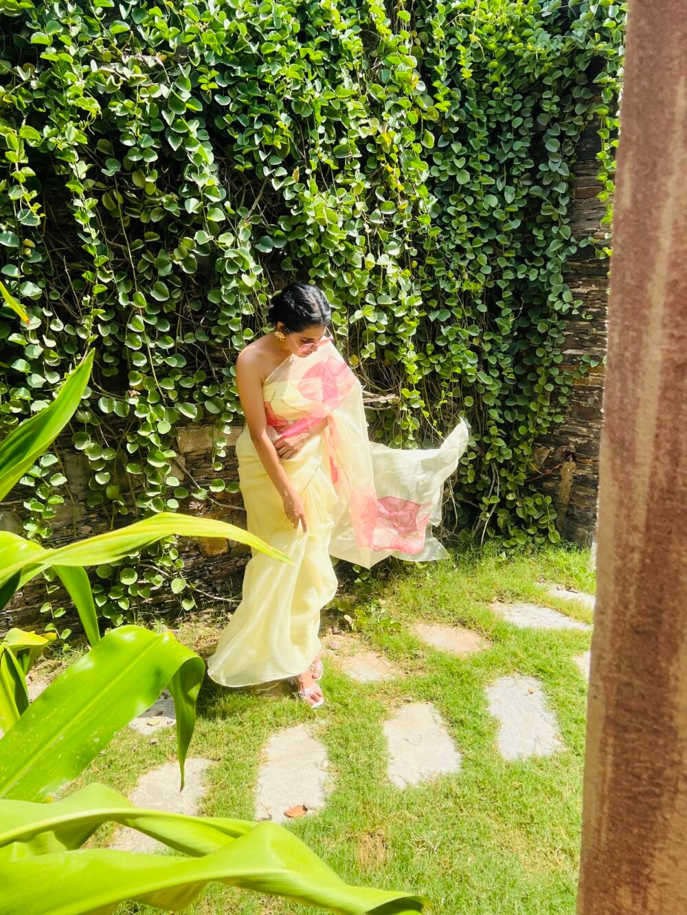 Bougainvillea Wonder Saree ( half) - Image 3